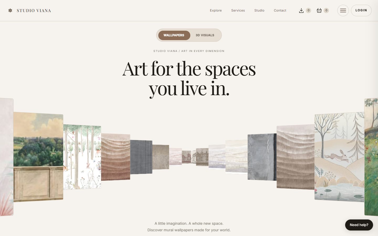 Studio Viana wallpaper home page